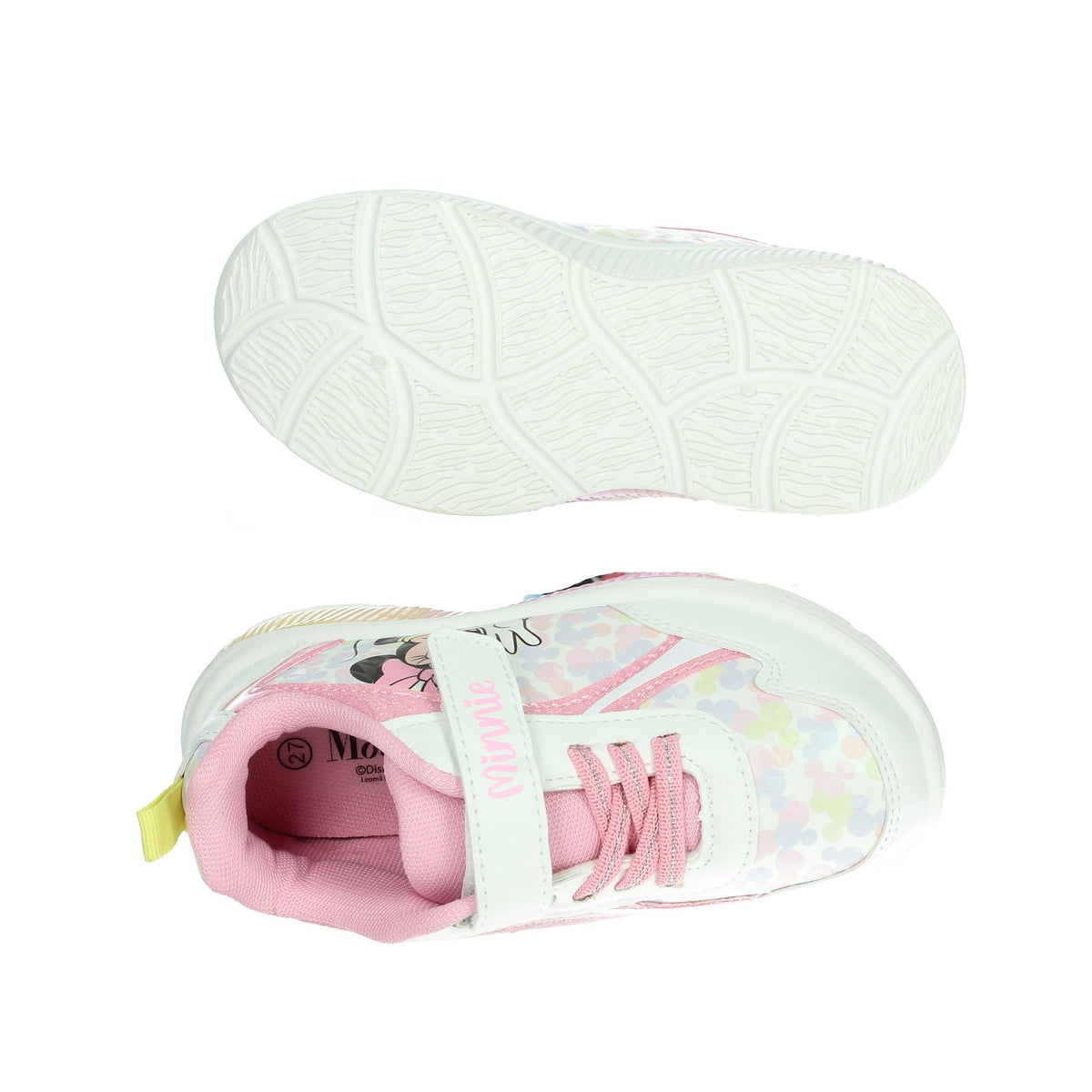 DISNEY MINNIE MOUSE Bambine e ragazze Sneakers bassa DM01115 Bianco/Rosa