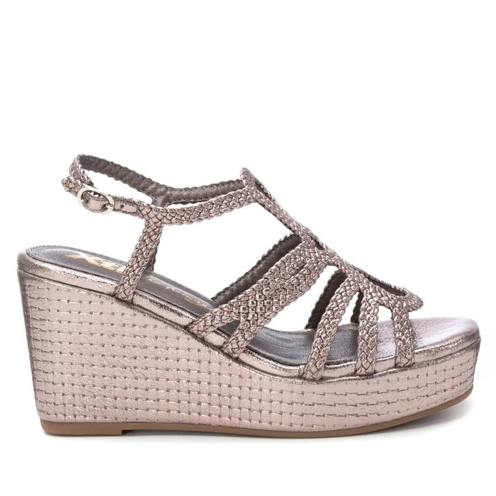 Xti Donna Sandali con zeppa 144056 Antracite