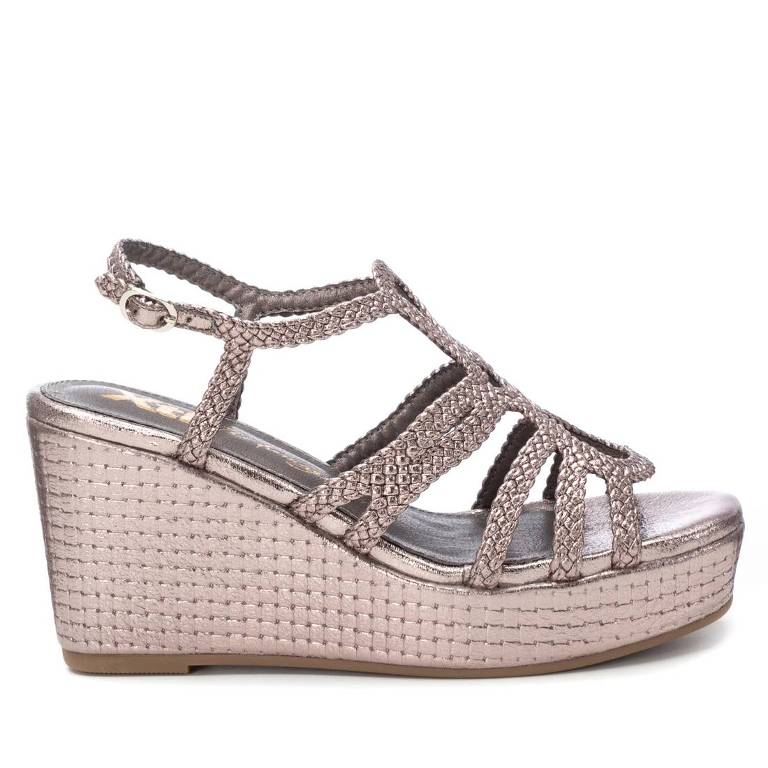 Xti Donna Sandali con zeppa 144056 Antracite