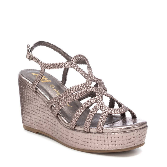 Xti Donna Sandali con zeppa 144056 Antracite