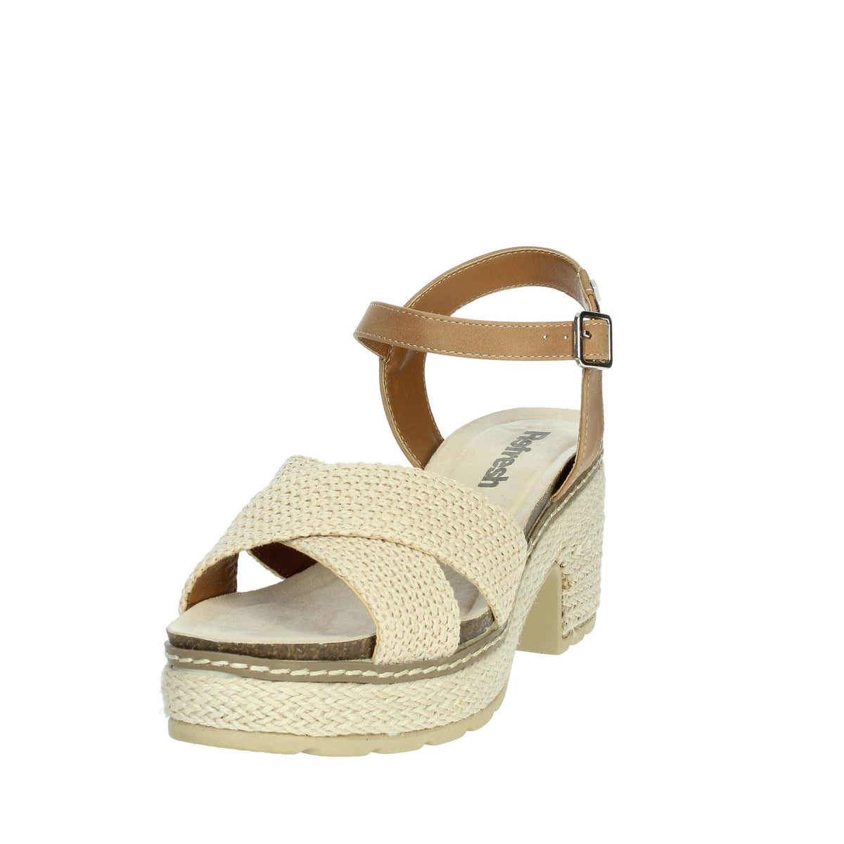 REFRESH Donna Sandali con tacco 172637 Beige