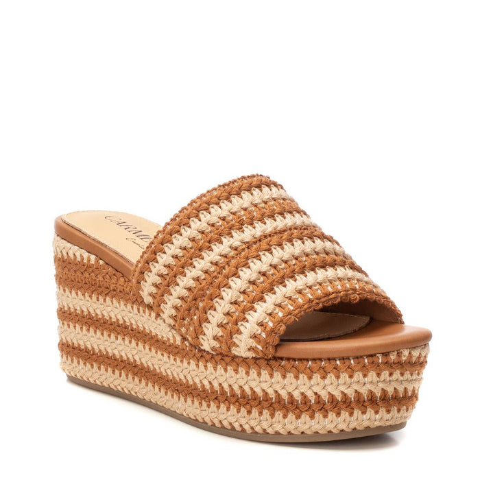 Carmela Donna Ciabatte con zeppa 162237 Beige