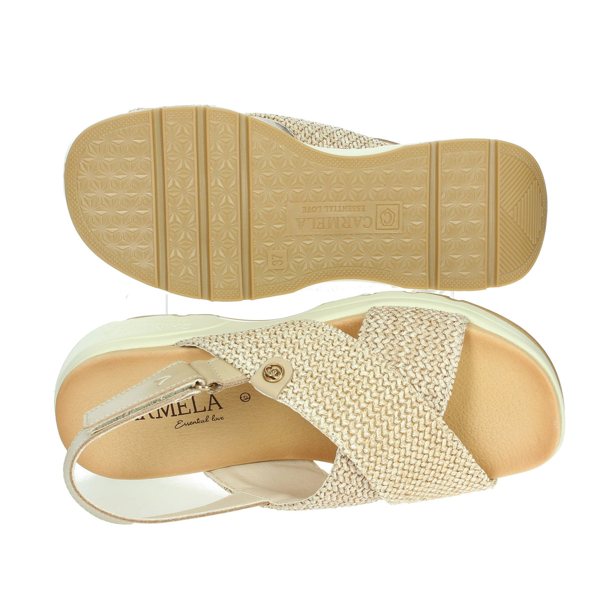 Carmela Donna Sandali bassi 162362 Beige