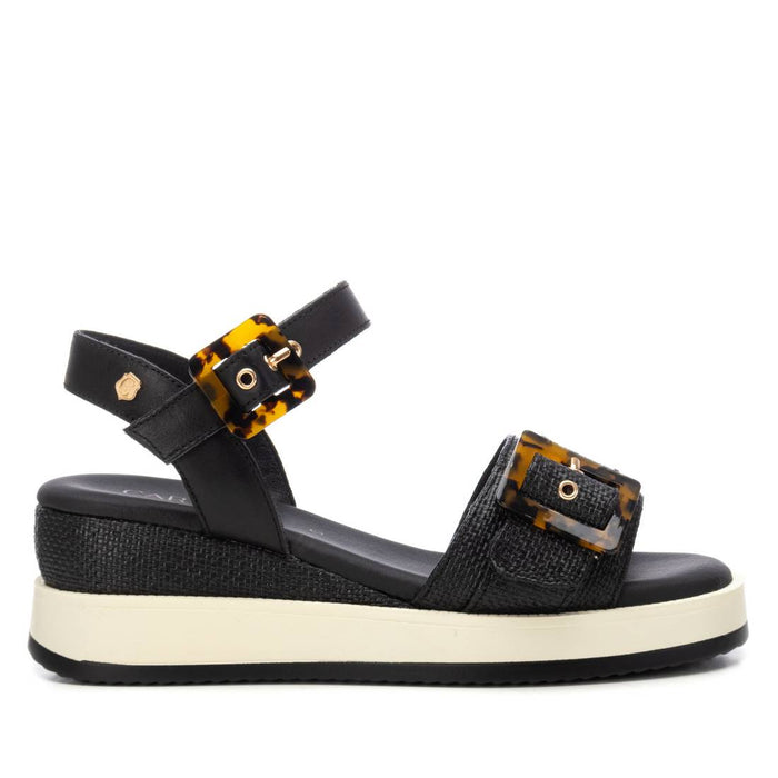 Carmela Donna Sandali con zeppa 162227 Nero