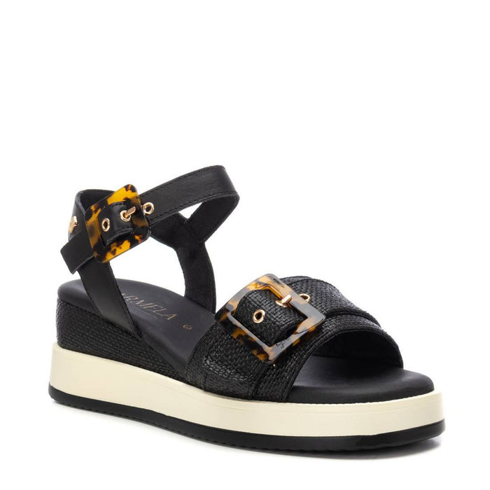 Carmela Donna Sandali con zeppa 162227 Nero