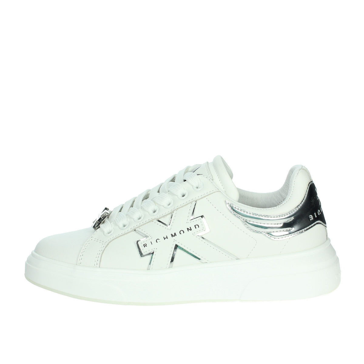 JOHN RICHMOND Donna Sneakers bassa 27210/CP Bianco/Argento