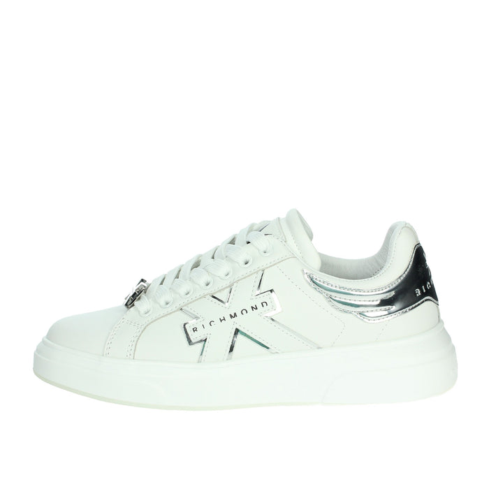 JOHN RICHMOND Donna Sneakers bassa 27210/CP Bianco/Argento