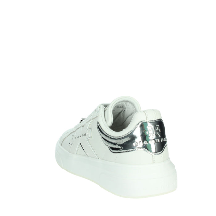 JOHN RICHMOND Donna Sneakers bassa 27210/CP Bianco/Argento