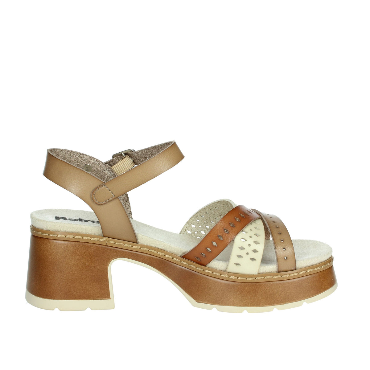 REFRESH Donna Sandali con tacco 172693 Beige