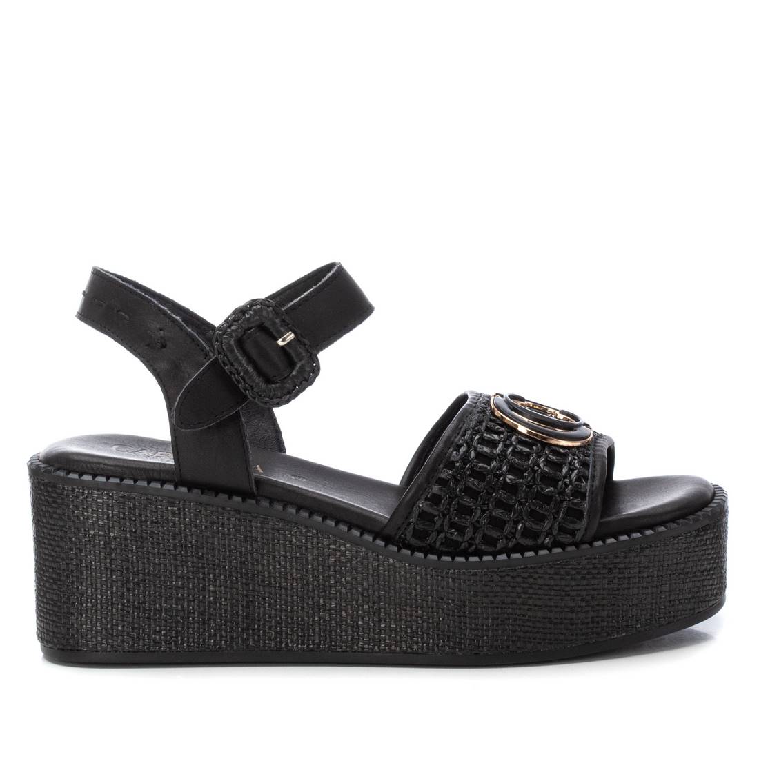 Carmela Donna Sandali con zeppa 162360 Nero