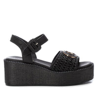 Carmela Donna Sandali con zeppa 162360 Nero
