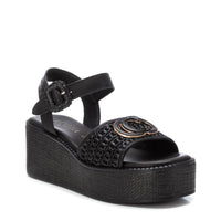 Carmela Donna Sandali con zeppa 162360 Nero