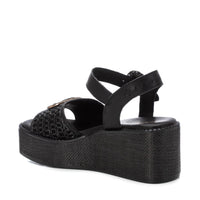 Carmela Donna Sandali con zeppa 162360 Nero