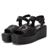 Carmela Donna Sandali con zeppa 162360 Nero