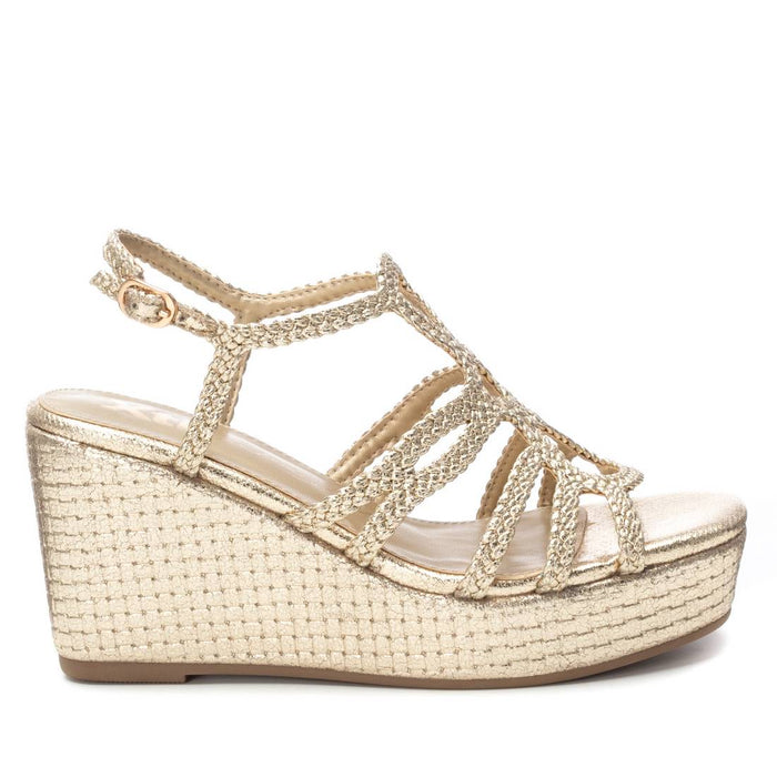 Xti Donna Sandali con zeppa 144056 Oro