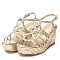 Xti Donna Sandali con zeppa 144056 Oro