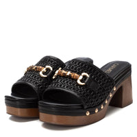 Carmela Donna Ciabatte con tacco 162334 Nero