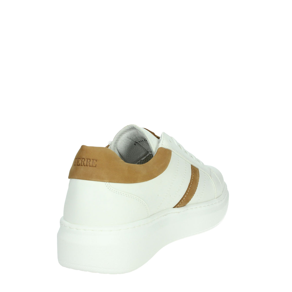 FERRE' Uomo Sneakers bassa FU-111 Bianco/Cuoio