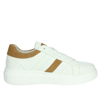 FERRE' Uomo Sneakers bassa FU-111 Bianco/Cuoio