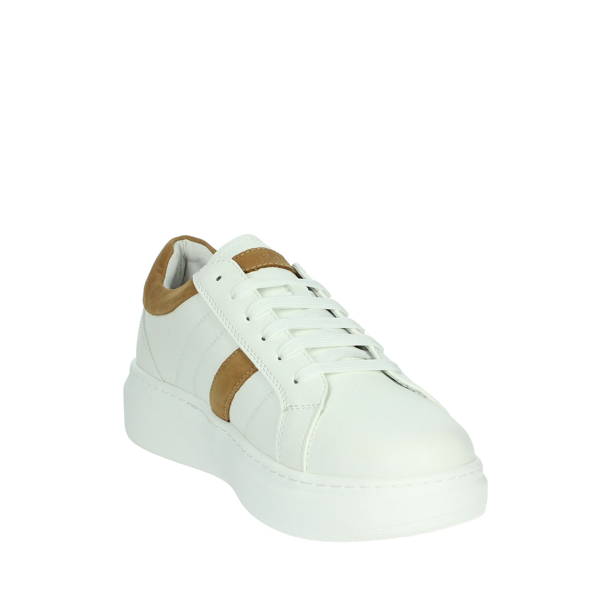 FERRE' Uomo Sneakers bassa FU-111 Bianco/Cuoio