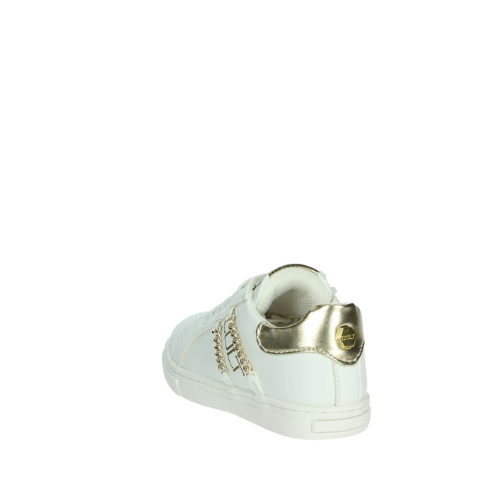 Cult Bambine e ragazze Sneakers bassa T-291 Bianco/Oro