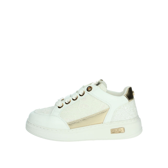 Cult Bambine e ragazze Sneakers bassa T-203 Bianco/Oro