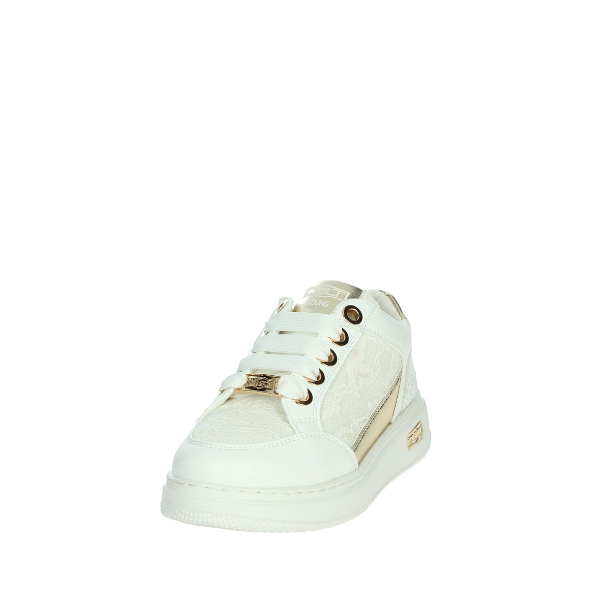 Cult Bambine e ragazze Sneakers bassa T-203 Bianco/Oro