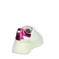 D.FRANKLIN Donna Sneakers bassa DFSH321094 Bianco/Fucsia
