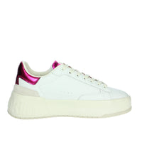 D.FRANKLIN Donna Sneakers bassa DFSH321094 Bianco/Fucsia