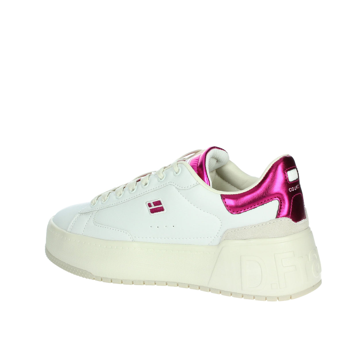 D.FRANKLIN Donna Sneakers bassa DFSH321094 Bianco/Fucsia