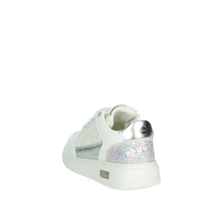 Cult Bambine e ragazze Sneakers bassa T-203 Bianco/Argento