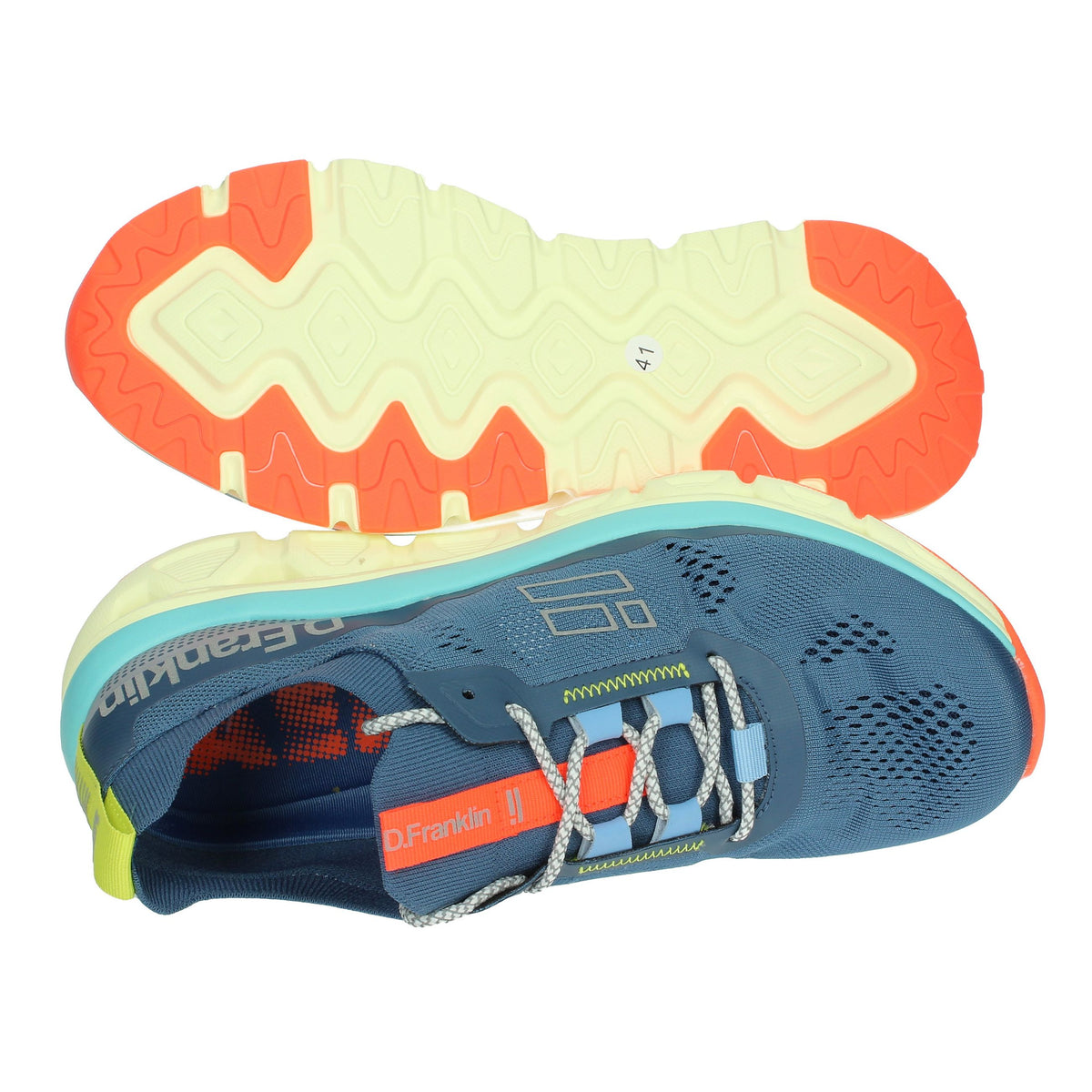 D.FRANKLIN Uomo Sneakers bassa DFSH401001 Blu