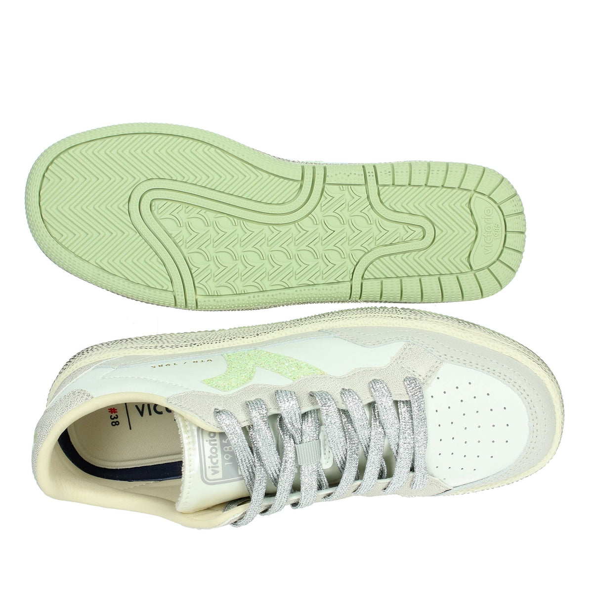 Victoria Donna Sneakers bassa 8806108 Bianco/Verde