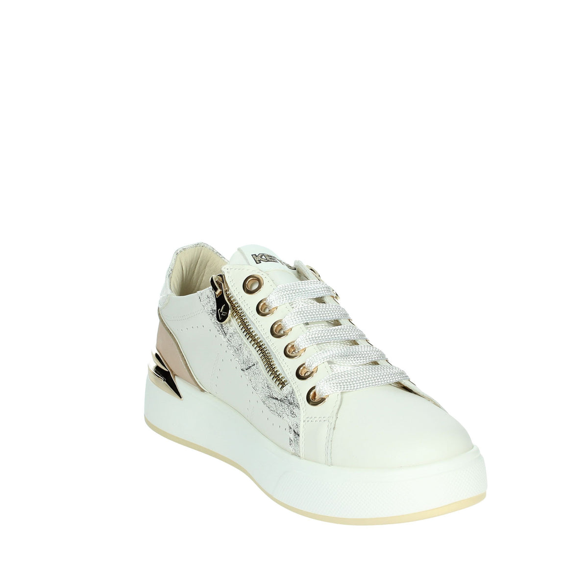 KEYS Donna Sneakers bassa K-10541 Bianco