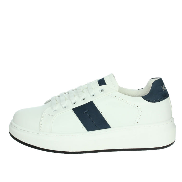 KEYS Uomo Sneakers bassa K-10670 Bianco/Blu