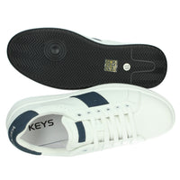 KEYS Uomo Sneakers bassa K-10670 Bianco/Blu