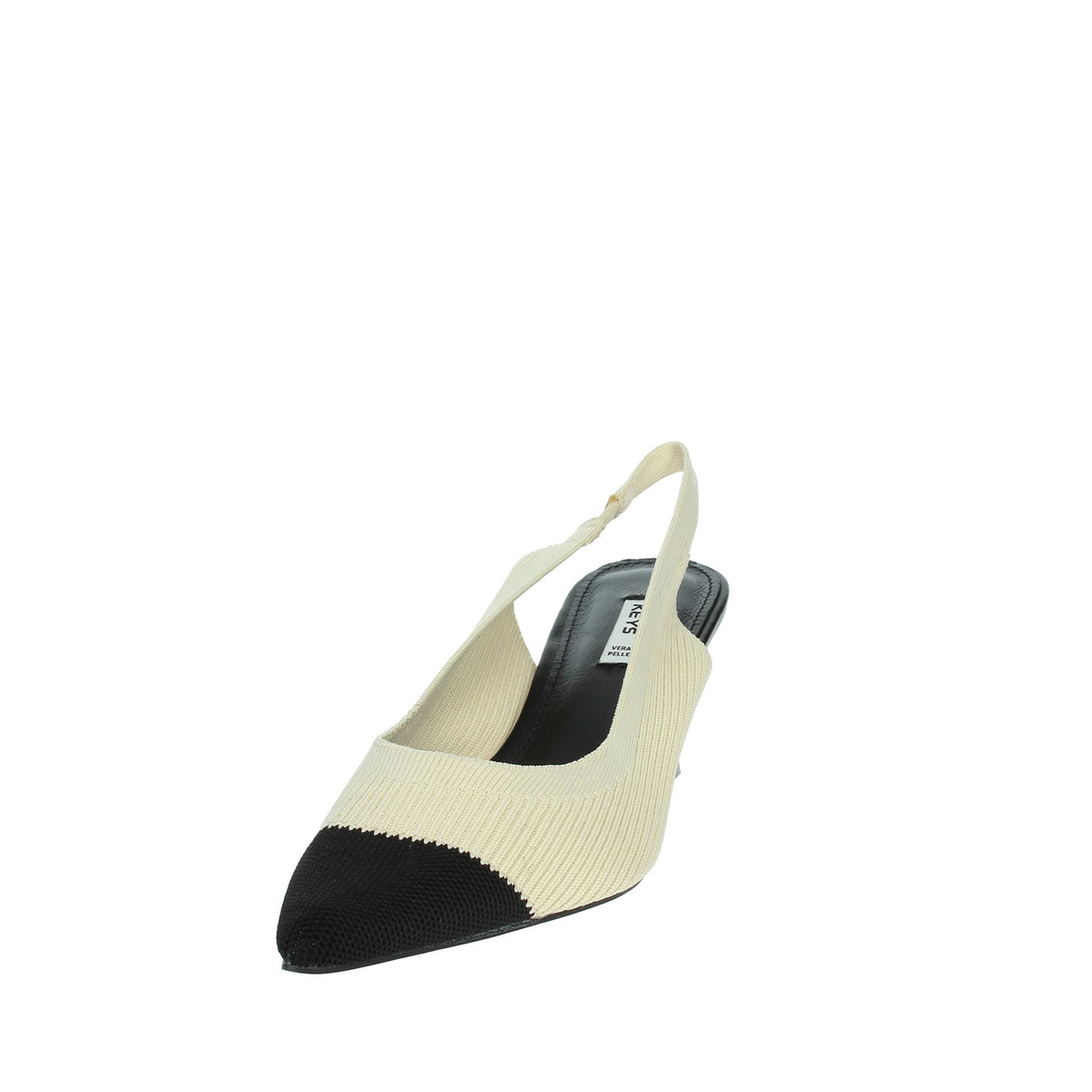 KEYS Donna Slingback K-10770 Beige/Nero