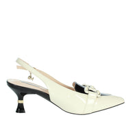 MARIELLA BURANI Donna Slingback 51102 Beige/Nero