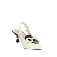 MARIELLA BURANI Donna Slingback 51102 Beige/Nero