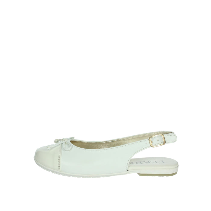 FERRE' Bambine e ragazze Ballerine FB-002 Bianco
