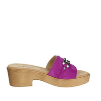 CINZIA SOFT Donna Ciabatte con tacco NG8977 Fucsia