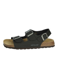 GRUNLAND Uomo Sandali bassi SB3645-40 Nero