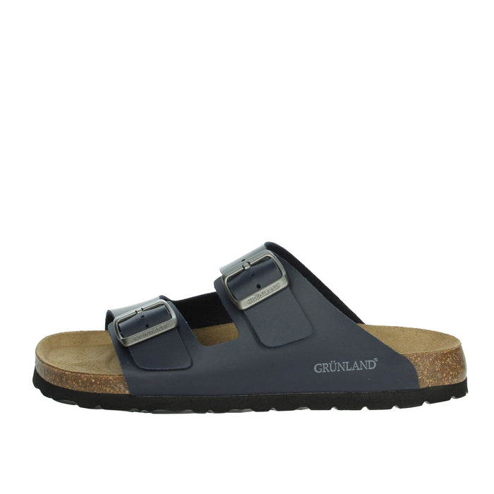 GRUNLAND Uomo Ciabatte basse CB3013-40 Blu