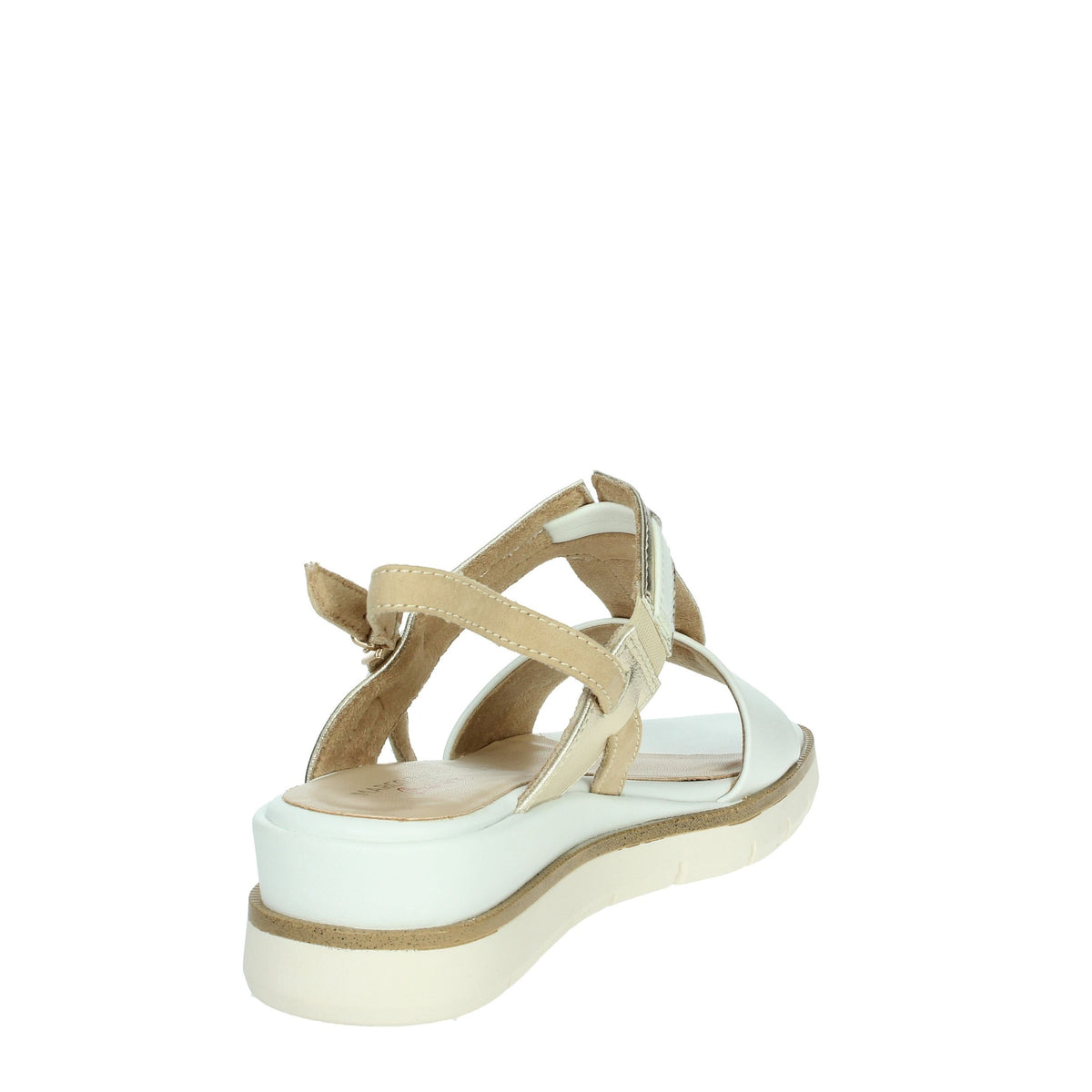 Marco Tozzi Donna Sandali con zeppa 2-28711-44 Bianco/Oro