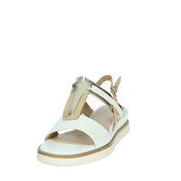 Marco Tozzi Donna Sandali con zeppa 2-28711-44 Bianco/Oro