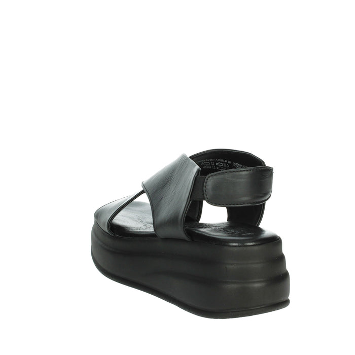 Tamaris Donna Sandali con zeppa 1-28303-44 Nero