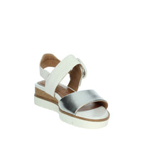 Tamaris Donna Sandali con zeppa 1-28206-42 Bianco/Argento