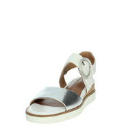 Tamaris Donna Sandali con zeppa 1-28206-42 Bianco/Argento