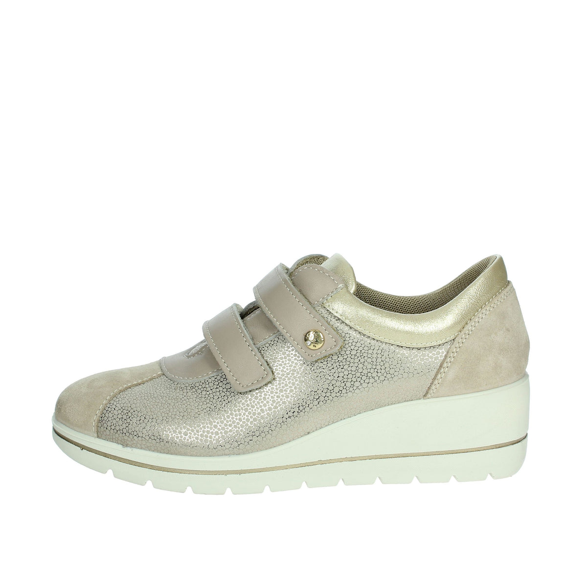 Imac Donna Sneakers bassa 755780 Beige/Oro