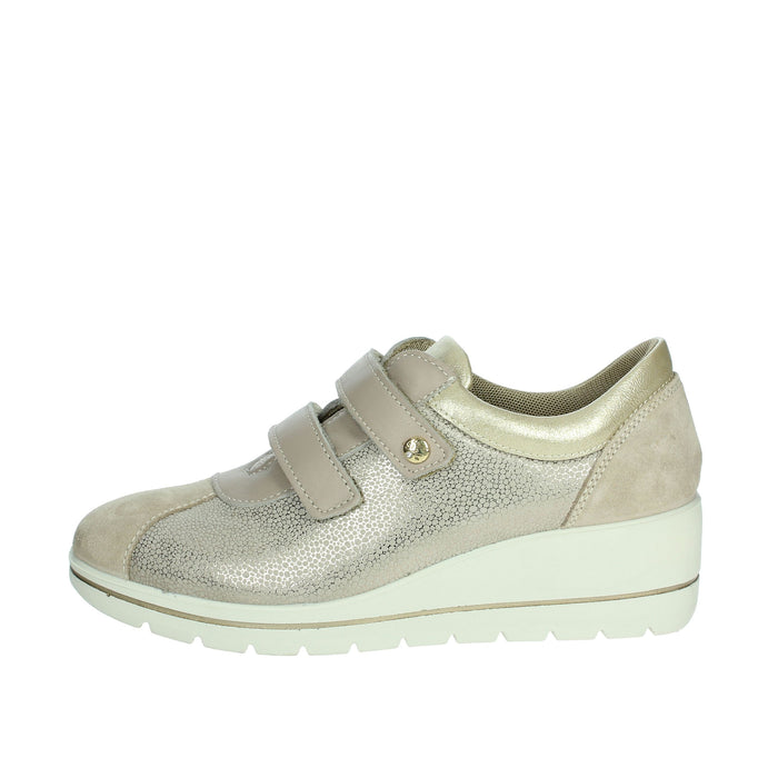 Imac Donna Sneakers bassa 755780 Beige/Oro